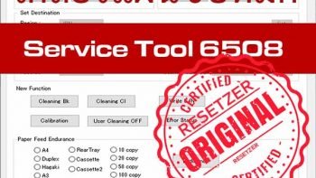 Permalink to: โปรแกรม เคลียร์แผ่นซับหมึก Canon Service Tool ST6508